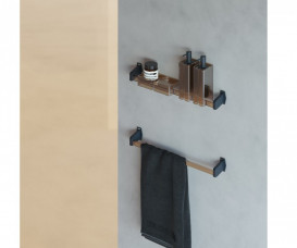 Диспенсер для рідкого мила Sonia Luce латунь/акрилове скло чорний/коричневий 182619