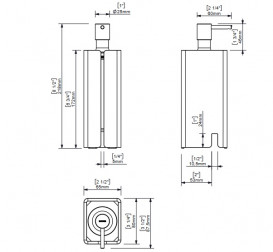 Диспенсер для рідкого мила Sonia Luce латунь/акрилове скло білий 182725
