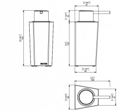 Диспенсер для жидкого мыла Sonia S2 искусственный камень/латунь 154272