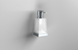 Диспенсер для жидкого мыла Sonia S7 настенный хром/белый 131945