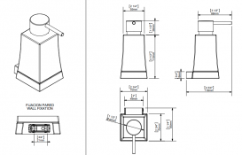 Диспенсер для жидкого мыла Sonia S7 настенный хром/белый 131945