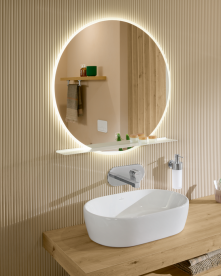 Диспенсер для жидкого мыла Villeroy & Boch Elements - Tender с держателем хром TVA15100700061