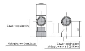 Дистанційна гайка 1/2 Terma хром TGUCR001