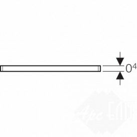 Дизайнерська решітка для душового трапа Geberit Circle коло 8х8 см нержавіюча сталь 154.311.00.1