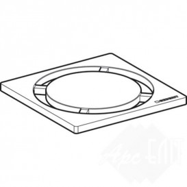 Дизайнерська решітка для душового трапа Geberit Circle коло 8х8 см нержавіюча сталь 154.311.00.1