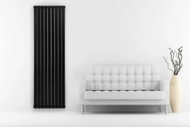 Дизайнерский радиатор Betatherm Blende 180х50,4 см сталь черный B2V 2180/09 9005М 99