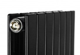 Дизайнерський радіатор Betatherm Blende 160х39,4 см сталь чорний B2V 2160/07 9005 99