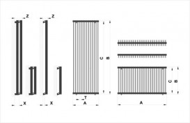 Дизайнерський радіатор Betatherm Metrum 2 180х25,5 см сталь білий BM6 2180-30/08 9016М 66
