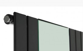 Дизайнерский радиатор Betatherm Mirror 180х75,9 см сталь черный LE 1118/10 9005M 99