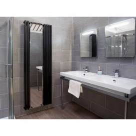 Дизайнерский радиатор Betatherm Mirror 180х75,9 см сталь черный LE 1118/10 9005M 99