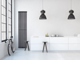 Дизайнерский радиатор Betatherm Praktikum 2 180х27,3 см сталь черный PV 2180/07 9005M 99