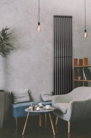 Дизайнерский радиатор Betatherm Praktikum 1 180х38,7 см сталь черный PV 1180/10  9005М 99