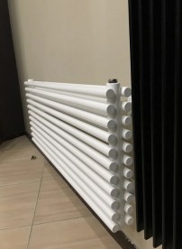 Дизайнерский радиатор Betatherm Praktikum 42,5х140 см сталь белый PH 2140/11  9016М 34