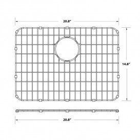 Донна сітка для миття Kraus Dex нержавіюча сталь BG2317
