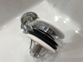 Донный клапан click-clack Roca Aqua керамика белый A505401100