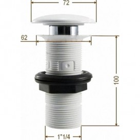 Донный клапан для раковины ArtCeram белый ACA036
