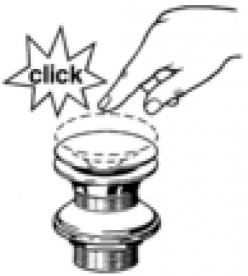 Донный клапан для раковины ArtCeram хром ACA032