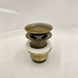 Донний клапан для раковини Fiore Click-Clack бронза 35SCZZ02