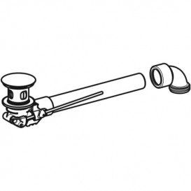 Донний клапан для раковини Geberit хром 152.070.21.1