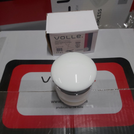 Донний клапан для раковини Volle click-clack з керамічною кришкою білий 90-00-77W