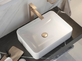 Донний клапан Hansgrohe для раковини без переливу шліфована бронза 50001140