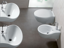 Донный клапан Hatria Clic-Clack керамика/латунь белый A0Y7A801