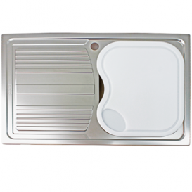 Доска разделочная для кухонной мойки Franke 340x400 мм пластик белый 112.0047.761