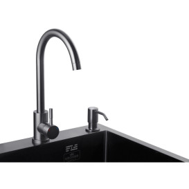 Дозатор для моющего средства Kroner KRP Spender SCH049 врезной 480 мл черный CV030014