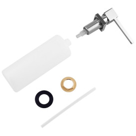 Дозатор для миючого засобу Kroner KRP Spender C008 врізний 480 мл хром CV030017