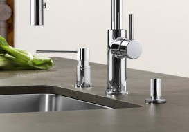 Дозатор для жидкого мыла Blanco Lato хром 525808