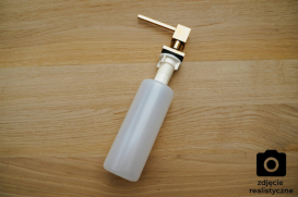 Дозатор для рідкого мила Sink Quality Quatro латунь/пластик хром DOK-ch