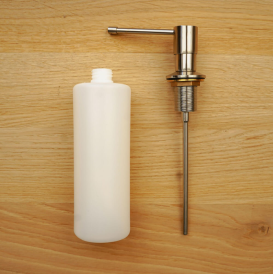 Дозатор для жидкого мыла Sink Quality Top латунь/пластик гранит DOZL-bp