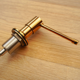 Дозатор для жидкого мыла Sink Quality Top латунь/пластик золотой DOZL-gd