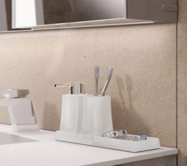 Дозатор для жидкого мыла Sonia S7 Mid Сentury Design настольный матовое стекло/латунь хром 131976