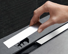 Крышка дренажного канала Geberit CleanLine20 30-130 темный металл/матовый металл 154.451.00.1