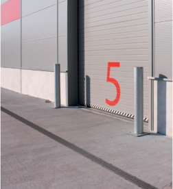 Дренажний канал AlcaPlast 100 мм з металевою рамою і чавунною решіткою D400 AVZ103-R201