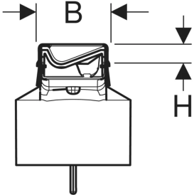 Дренажний канал для душу Geberit CleanLine50 нержавіюча сталь матова 154.446.KS.2