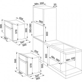 Духовой шкаф электрический Franke Smart Glass SG 62 M WH/N белый 116.0379.418