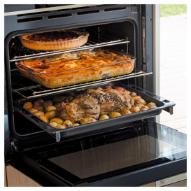 Духова шафа Franke Maris FMA 86 H XS електрична чорне скло/нержавіюча сталь 116.0606.097