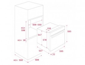 Духова шафа Teka Easy HBB 720 електричний 70 л білий 41560201