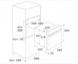 Духова шафа Teka Maestro HLB 860 електричний 70 л з металевою рамкою біле скло 41560097