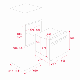 Духова шафа Teka HLB 860 P електрична 70 л піроліз чорна 41566020