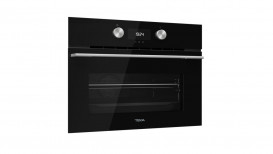 Духова шафа Teka HLC 8440 C BK електрична 70 л мікрохвилі чорне скло 111160012