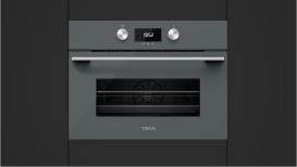 Духова шафа Teka HLC 8440 C BK електрична 70 л мікрохвилі сірий камінь 111160006