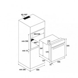 Духова шафа Teka Maestro HLB 840 P електричний 70 л з металевою рамкою біле скло 41566011