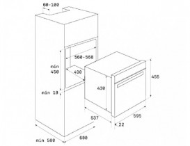 Духова шафа Teka Maestro HLC 847 C з функціями мікрохвильовій печі з металевою рамкою чорне скло 40587601