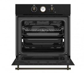 Духова шафа Teka Rustica HRB 6300 AT електричний 70 л чорний/латунь 111010010