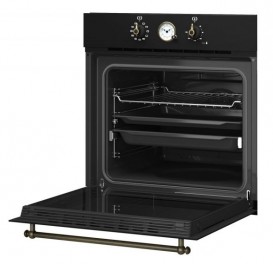 Духова шафа Teka Rustica HRB 6300 AT електричний 70 л чорний/латунь 111010010