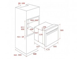 Духова шафа Teka Rustica HRB 6300 ATS електричний 70 л чорний/затемнене срібло 111010011