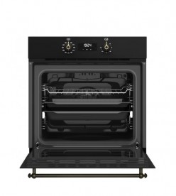 Духова шафа Teka Rustica HRB 6400 AT електричний 70 л чорний/латунь 111010014